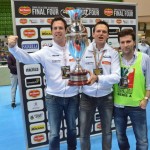 Vittoria Coppa Italia A2 2013/14 (da sx a dx): Marco Gianesello, Alberto Sanavia, Mauro Pastorello.